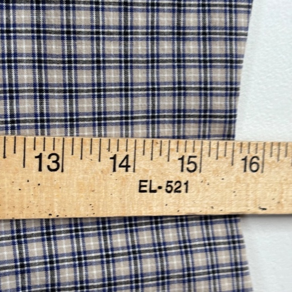 VTG 90s JONATHAN MARTIN Plaid Mini Dress Preppy Academia Retro Office Siren Y2K - Picture 7 of 9